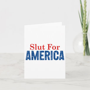 Für Amerika 4. Juli Karte