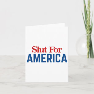 Für Amerika am 4. Juli Karte