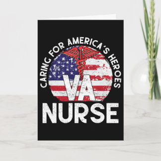 Für Amerikas Helden sorgen - patriotische VA-Krank Karte