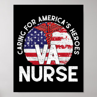 Für Amerikas Helden sorgen - Patriotische Va-Krank Poster