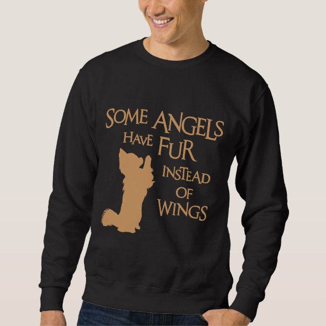 Fur Angels Spitz Sweatshirt (Vorderseite)