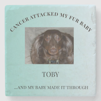 Fur Baby Courage & Healing Design Steinuntersetzer