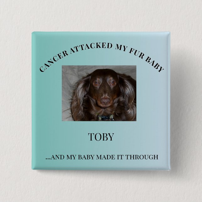 Fur Baby Hope & Survival Message Button (Vorderseite)