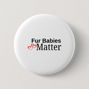 Fur Babys Sticker Button