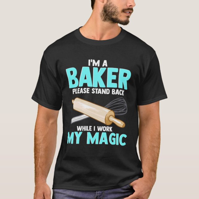 für Bäcker Bekleidung für Freunde, die Liebe Backe T-Shirt (Vorderseite)