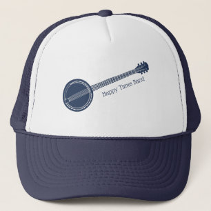 Für Banjo-Spieler bedeutet Blue und White Custom Truckerkappe