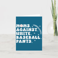 Für Baseball-Mütter Baseball-Spieltag