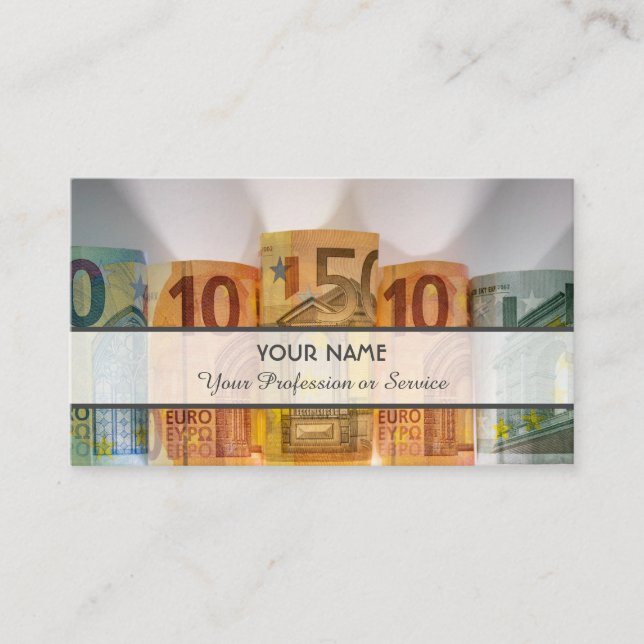 Für berufliche Banker oder Finanzexperten Visitenkarte (Vorderseite)