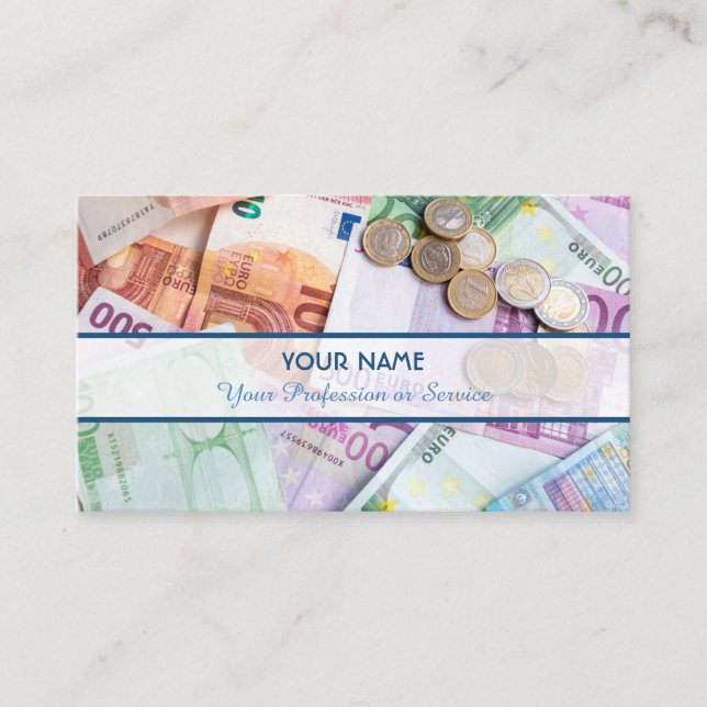 Für berufliche Buchsachverständige und Finanzexper Visitenkarte (Vorderseite)