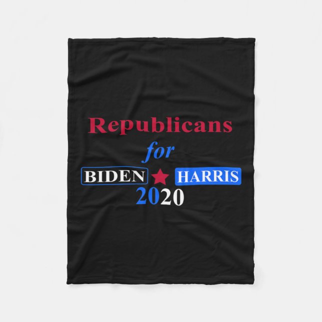 Für Biden Harris 2020 Team Fleecedecke (Vorderseite)