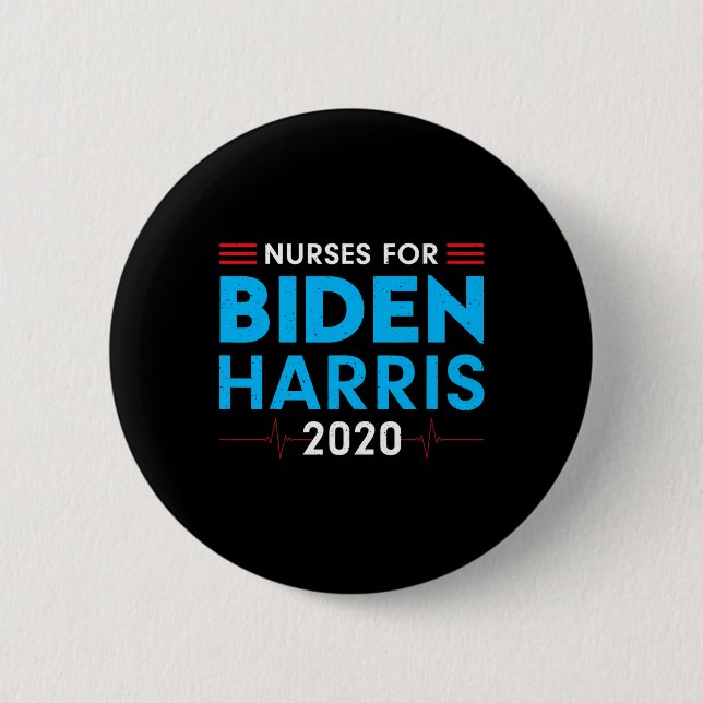 Für Biden Harris Wahl 2020 politische Button (Vorderseite)