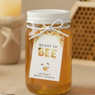 Für Bienen bestimmte Honigwaben-Wasserfarben-Jungg Geschenkanhänger