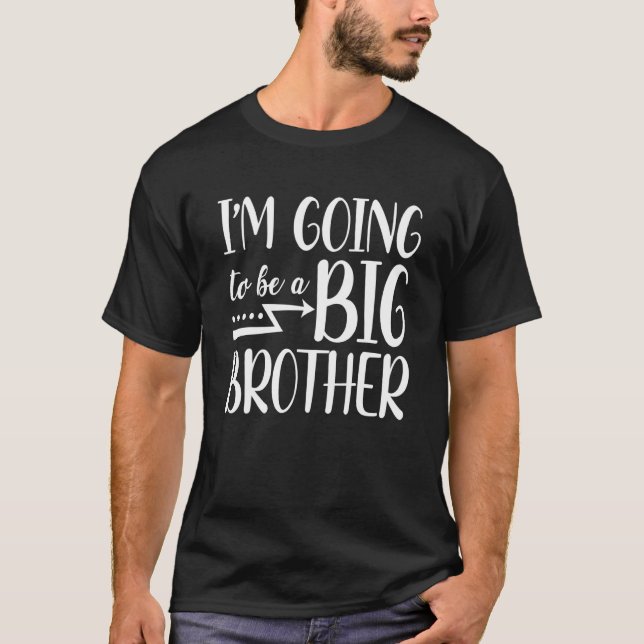 Für Big Bro befördert bis zu Big Brothers Sib T-Shirt (Vorderseite)