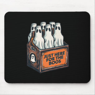 Für Boos Halloween 6 Pack Booze Ghost Beer Bot Mousepad