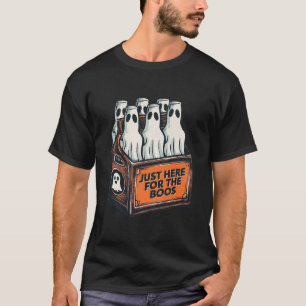 Für Boos Halloween 6 Pack Booze Ghost Beer Bot T-Shirt