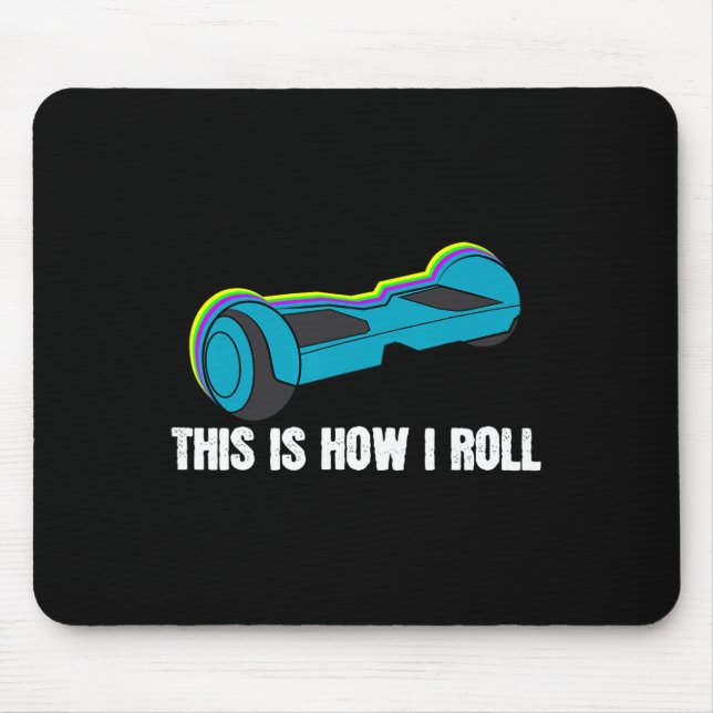 Für Boys Funny Birthday Gift Hover Board Mousepad (Vorne)