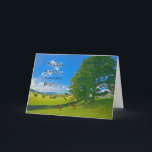 Für Brother eine Pastorallandschaft Geburtskarte Karte<br><div class="desc">Ein ruhiges Gemälde,  das Landschaftsfelder zeigt. Pferde und Schafe grasen friedlich unter einem Baum,  die Sonne singt von einem blauen Himmel mit flauschigen weißen Wolken. Das Bild zeigt den Lake District in Großbritannien. Copyright Norma Cornes</div>