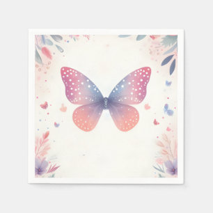 Für Bug Boho Soft Glow Live Butterfly Babydusche Serviette