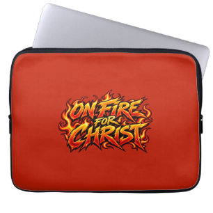 Für Christus entflammt Laptopschutzhülle