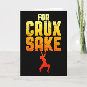 Für Crux halber Rockklettern Bouldering Lustig Kle Karte