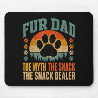 Für Dad Der Mythos Der Snack Er Lustiger Hundepfot Mousepad