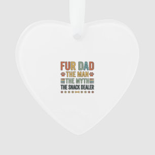 Für Dad Der Snack-Händler Vintage Hundeliebhaber S Ornament