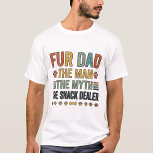 Für Dad, der Snack-Verkäufer, Vintage-Hundefreund- T-Shirt