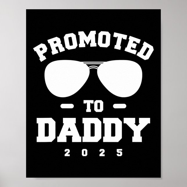 Für Daddy 2025 angekündigte Schwangerschaft Poster (Vorne)