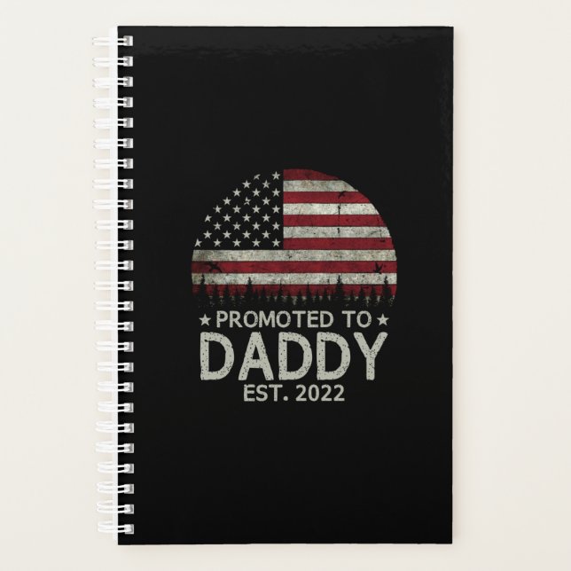 Für Daddy Est 2022 erster Vater befördert Planer (Vorderseite)