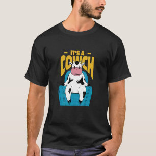 Für Dads Couch Kuh Opa T-Shirt