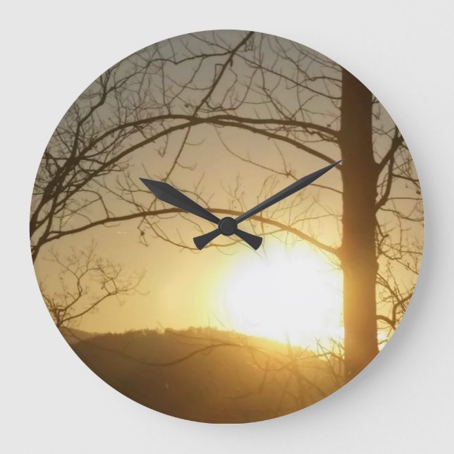 Für das Badezimmer Große Wanduhr (Vorderseite)