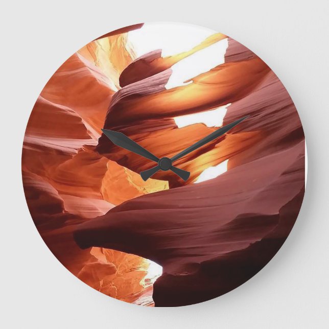 Für das Badezimmer Große Wanduhr (Vorderseite)