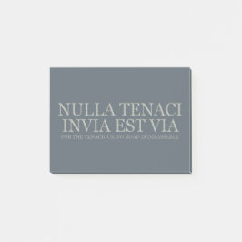 Für das hartnäckige ist keine Straße - Licht Post-it Klebezettel