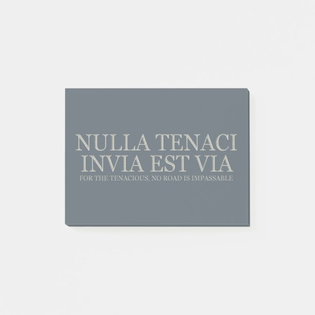 Für das hartnäckige ist keine Straße - Licht Post-it Klebezettel (Vorderseite)