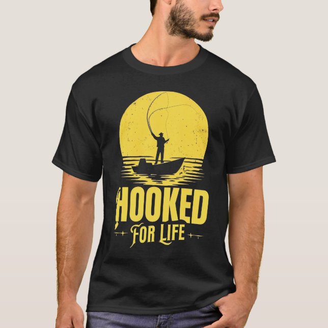 Für das Leben süchtig. T-Shirt (Vorderseite)