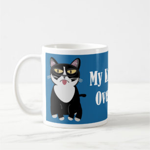 Für das Überklopfen des Funny Cat Spaß Slogan Tasse