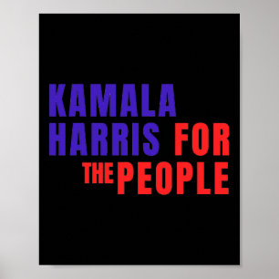 Für das Volk T-Shirt Kamala Harris Poster