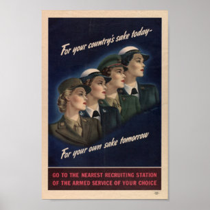 Für das Wohl Ihres Landes Poster