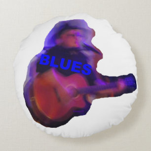 Für Deinen BLUES - Rundes Kissen