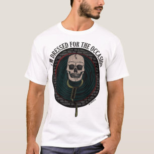 Für den Anlass gekleideter Totenkopf  T-Shirt