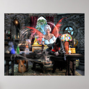 Für den Assistenten gewartet Poster