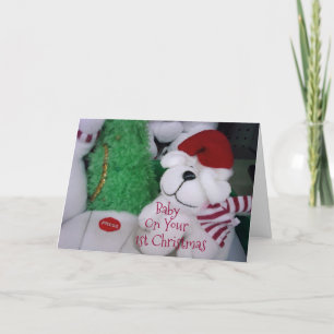FÜR DEN BABY AN "DEIN ERSTES WEIHNACHTSFEST" FEIERTAGSKARTE