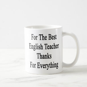 Für den besten Englischlehrer-Dank für alles Tasse