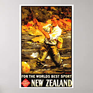 Für den besten Sport der Welt ~ Neuseeland Poster
