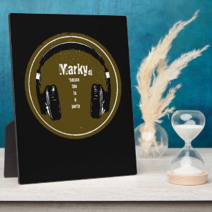 für den Dj Fotoplatte