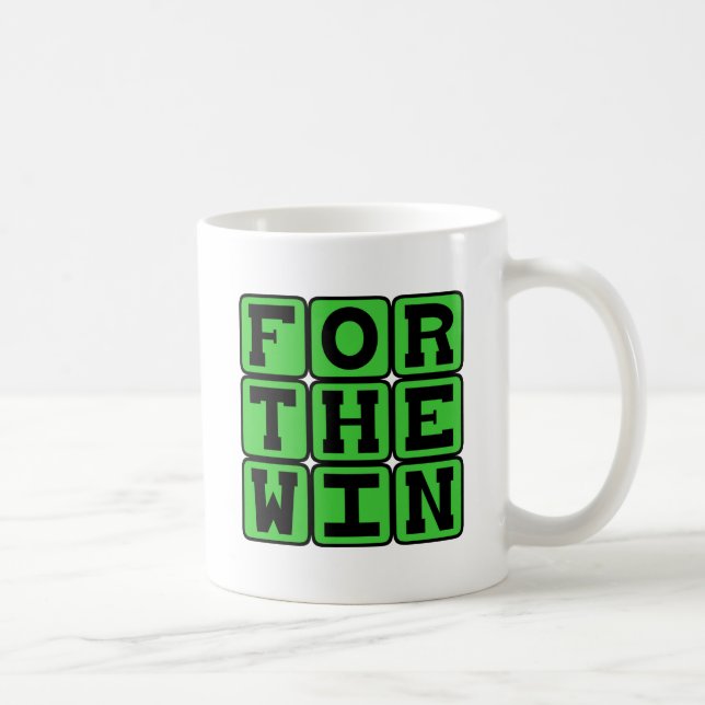 Für den Gewinn, FTW Internet-Meme Tasse (Rechts)