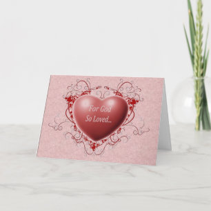 Für den Gott so geliebt Feiertagskarte