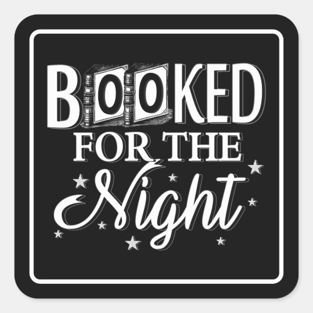 Für den nächtlichen Aufkleber gebucht (Vorderseite)