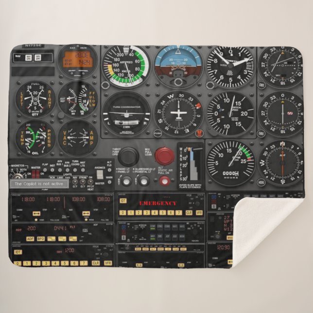 Für den Piloten, der alles hat Sherpadecke (Vorderseite (Horizontal))