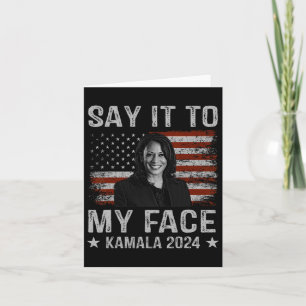 Für den Präsidenten 2024: Kamala Harris 1 Karte